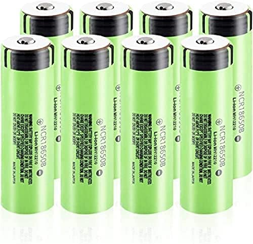 KNOXS 3.7V 3400MAH литиум батерија 20A за батерија на копче за мини вентилатор 8 парчиња