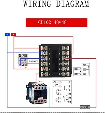 Ezzon Dual излез SSR и Relay CH102 CH402 CH702 CH902 Две реле излез LCD дигитален PID интелигентен контролер на температура48-240V AC