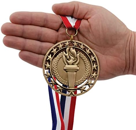 Оригинални медали за награди Хоџис - злато сребро или бронза со лента за вратот - сет од 10