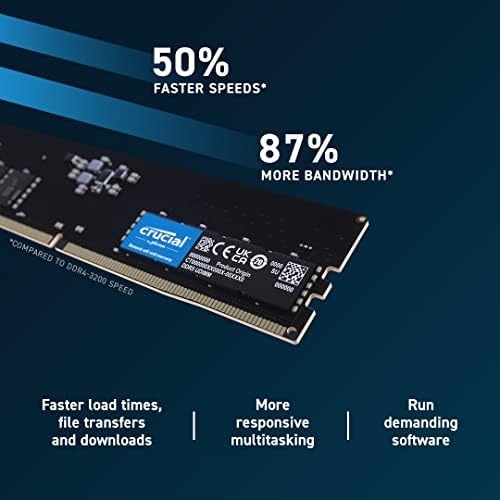 Клучен RAM МЕМОРИЈА 64gb Комплет DDR5 4800MHz CL40 Десктоп Меморија CT2K32G48C40U5