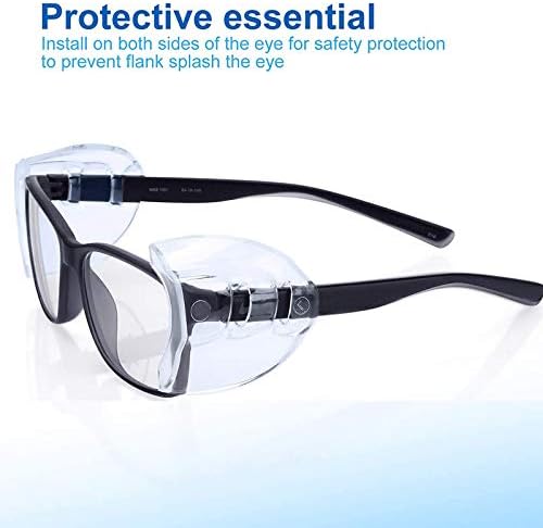 Gbstore 2 пара безбедносни очила за очи странично лизгање на чиста страна за безбедносни очила