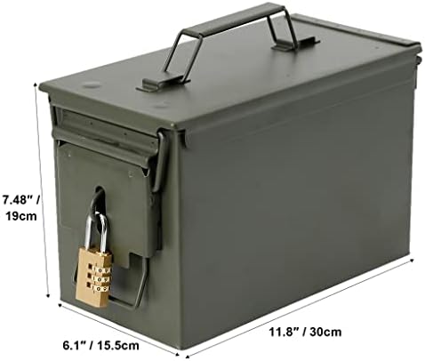 Лукео метал може челична кутија воена безбедна долгорочна вредна дупка за складирање може да се заклучи