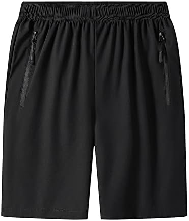 Менс шорцеви лето лето плус големина тенки панталони за брзо сушење на плажа, случајни спортски кратки панталони шорцеви