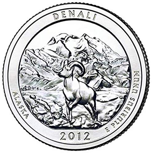 2012 S BU DENALI ALASKA Национален парк НП четвртина Избор не е опкружено нане на САД
