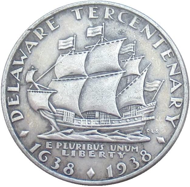 Комеморативна монета од половина долар 1936 година Странска копија сребрена позлатена