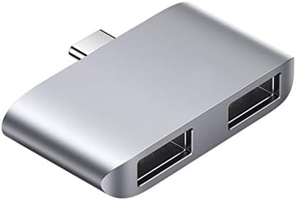 HOUKAI USB C ЦЕНТАР 2in1 Тип C 3.1 до 2 USB 3.0 5gbps Сплитер За Про Глувчето Тастатура ПЕЧАТАЧ USB Wi-fi Таблет КОМПЈУТЕР USB Центар