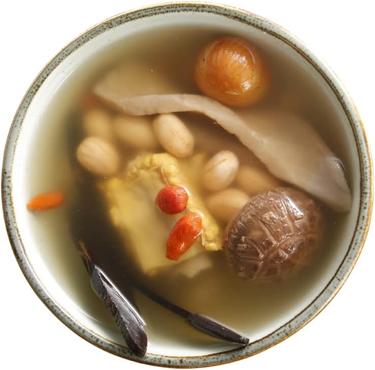 香菇枸杞к гуџи灵芝养生汤养生炖品靓广东煲汤材料包