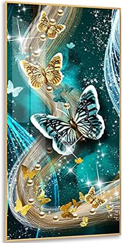 5д Комплети За Сликање Дијаманти за Возрасни Големи Димензии Кристали Од Пеперутки Везови Украси За Дома За Комплети За Занаети во Дневна Соба