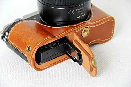 Стп Кожа Половина Тело Камера Покритие торба долниот Случај За Panasonic GX85 GX80 GX 85