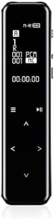 Mxjcc Дигитален Диктафон, Снимач На Глас На Допир Со Репродукција, 1536kbps СТЕРЕО HD - Аудио Мал Магнетофон Со Микрофони, USB ЗА Предавања,
