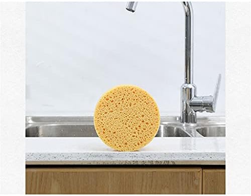 Genigw природно дрво пулпа од памучна крпа за миење садови за чистење сунѓер блок -четка тенџере кујна деконтаминација за чистење