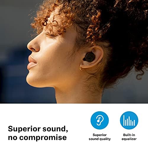 Sennheiser CX Вистински Безжични Слушалки - Bluetooth Слушалки За Музика И Повици Со Пасивно Откажување На Бучавата, Прилагодливи Контроли На Допир, Засилување На Басот, IPX4 И 2