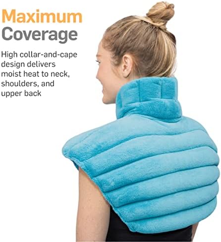 Микробранова подлога за греење на Natracure за вратот, рамената и олеснување на болката во грбот -