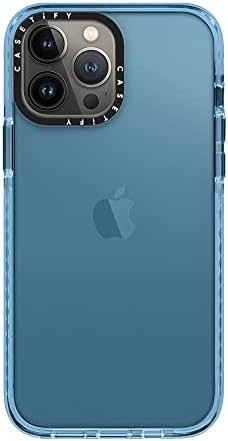 Случај За Влијание На Iphone 13 Pro Макс-Сиера Блу Јасно