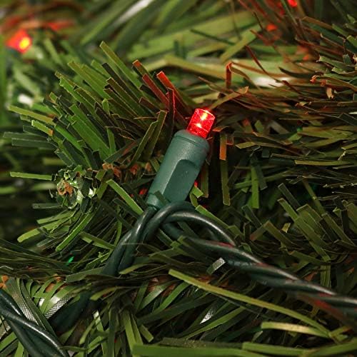 Божиќни жици со жици од 70 -тина боја - сијалички во стилот на агол од 5 мм - 22 -метри осветлена должина единечно влакно -