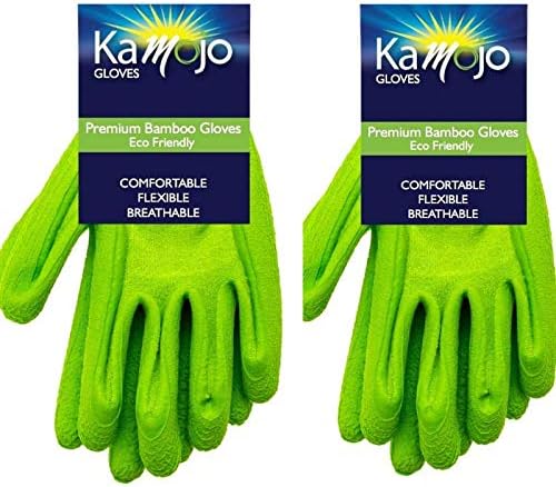 Градинарски ракавици Камојо Бамбус - Отпорни на жени и мажи и пунктура, дише, градина со тешка градина и работни нараквици текстура