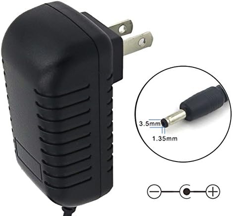 Adapter ac до DC адаптер 6V 1.5A напојување со 1,35 mm x 3,5 mm приклучок за приклучок за приклучок за LED лента, жица светла, безжичен рутер,
