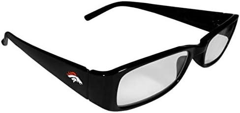 Siskiyou Sports NFL Denver Broncos Unisex печатени очила за читање, 1,25, црна, една големина