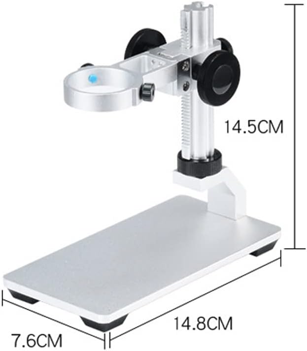 Поддршка за држач за држач за држач за држач за легури на алуминиум YHUA G600 за дигитален микроскоп USB микроскоп