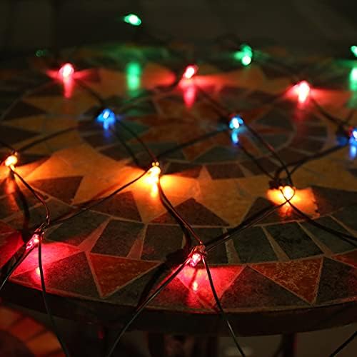 Божиќни мрежни светла на Lomotech, 6ft x 4ft 150 брои светла за блескаво мрежење, светло за поврзување на грмушки за Божиќ, дрвја,