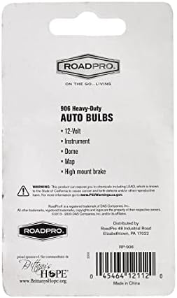 RoadPro RP -906 Clear 906 Сијалици за замена на тешки работи - пакет од 2