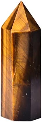 Природна тигарска очите кристална точка заздравувачки камен кварц кристално стапче занаети минерали 50-80мм за украси за украси за дома