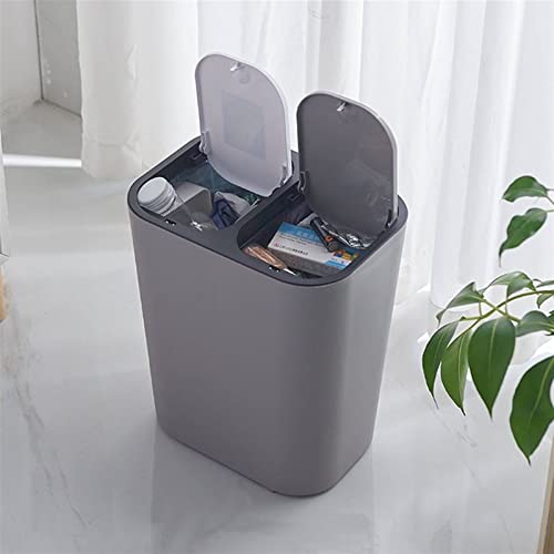 Allmro Мал ѓубре може да сортира лименки за отпадоци за домаќинства, кујна суво и влажно складирање со двојно капаче за притискање