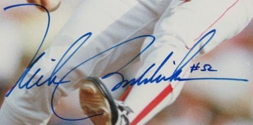 Мајк Бодикер потпиша автоматски автограм 8x10 Фото I - Автограмирани фотографии од MLB