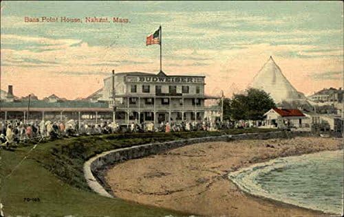 Bass Point House Nahant, Масачусетс м -р оригинална античка разгледница 1910 година