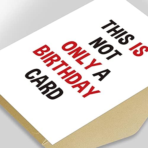 Смешна роденденска картичка за момче, секси бед -картичка од девојка, ова не е само роденденска картичка