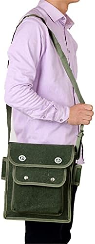 UXZDX CUJUX со една рамо со тешка торба со алатка за платно за организатор за складирање на електрична енергија за складирање