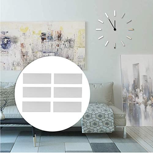 Sewacc 10 парчиња правоаголни материјали за домаќинства wallидни мозаик плано декоративни ленти уметности огледала што прават плочки канцелариски