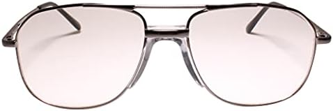 Класичен винтиџ Гунметал плоштад авијатичар Бифокал 1,75 читач на очила за читање