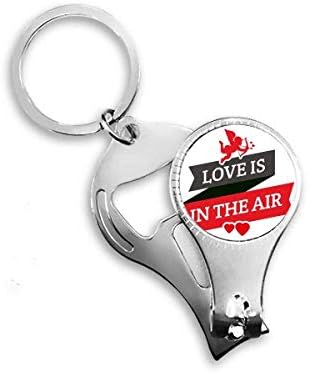 Денот На вљубените Љубовта е Во Воздухот Ноктите Нипер Прстен Клуч Синџир Шише Машинка Клипер