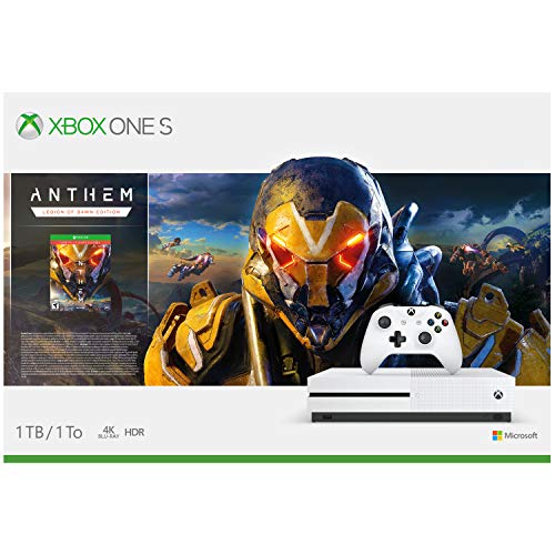 Мајкрософт Xbox ONE S 1tb Пакет: Конзола Со Химна Легија На Зората &засилувач; Маден нфл 19