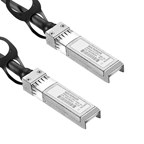 MacRoreer 10g SFP+ Twinax DAC кабел ， пасивно директно прицврстување бакар, за Arista CAB-SFP-SFP-1M, 1-метар