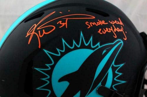 Рики Вилијамс потпиша автентична шлем со затемнување на делфини f/s