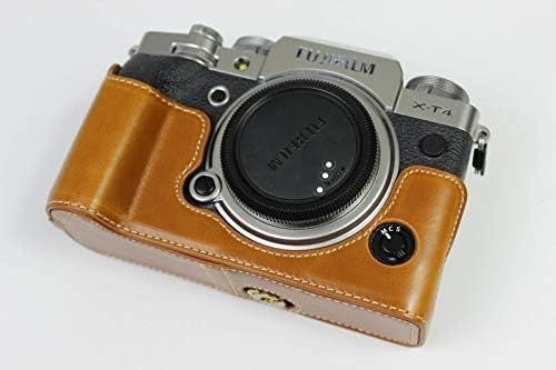Стп Кожа Половина Тело Камера Покритие торба долниот Случај за Фуџифилм Фуџи Финепикс Х-Т4, ХТ4