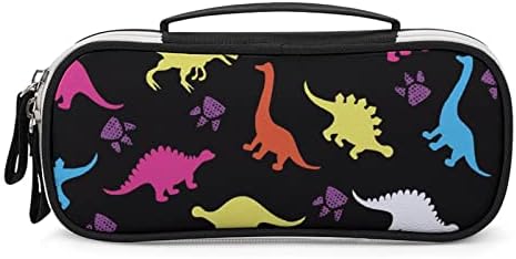 Шарени диносауруси Обичен лаптоп ранец ранец за рамо за рамо патување со џебови со џебови за мажи жени