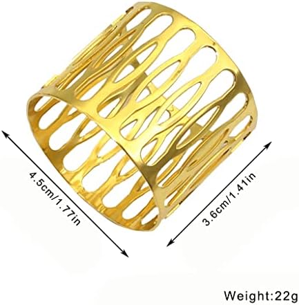 Декор за маса на Tbiiexfl, шупливи од прстени за салфетки