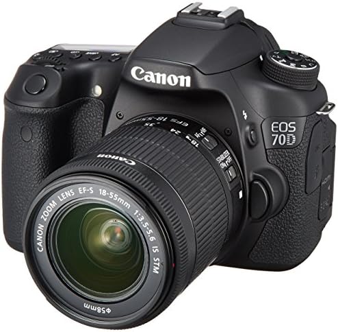 Canon DSLR камера eos70d објектив комплет EF-S18-55mm F3. 5-5. 6 Е STM доаѓа EOS70D1855ISSTMLK [Меѓународна Верзија, Без Гаранција]