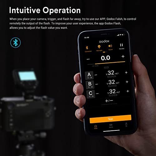 Godox XProII-CTTL Безжичен Флеш Активирањето Компатибилен За Канон Камери, 2.4 G Безжичен Флеш Предавател HSS 1/8000S, Bluetooth