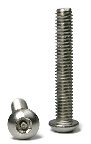 Копче за глава торкс машина завртки од не'рѓосувачки челик, доказ за безбедносни завртки #10-32 x 1-1/2 инчи QTY 1000