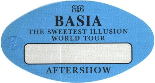 Програма за програми за концерт на турнеја во Басија 1990 + бесплатна пас во бекстејџот