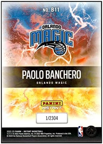 Paolo Banchero RC 2022-23 Panini Instant Breakaway Rookie /2304#11 Magic NM+ -MT+ NBA кошарка