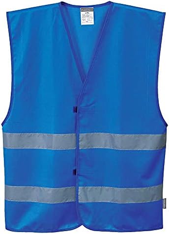 Portwest Iona 2 Band Vest Здраво на видливоста рефлексивна ноќна работа безбедност безбедност безбедност