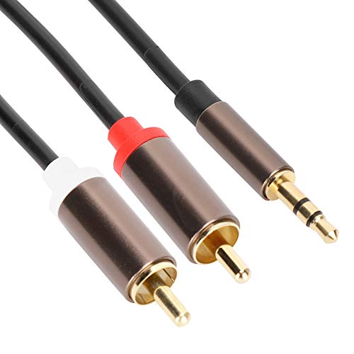 Кабел, аудио линија, кабелски кабел за кабел за кабел 2-во-1 кабел за звучникот, за сабвуфер за звучник