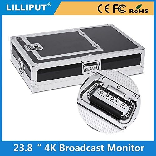 Лилипут 23,8 3840x2160 емитувана монитор 3G SDI 4K Ultra HD монитор SDI HDMI Tally Director Monitor за камера