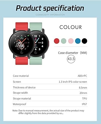 Bluenext Паметен Часовник Автоматско Следење На Целодневниот Пулс Крвен Притисок Фитнес G22 Екран Во Боја Паметен Часовник Погоден За
