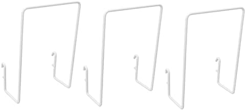 Doitool 3 парчиња перфорирана плоча за складирање на табла бела плоча wallид монтиран за складирање на канти за складирање на табла за складирање